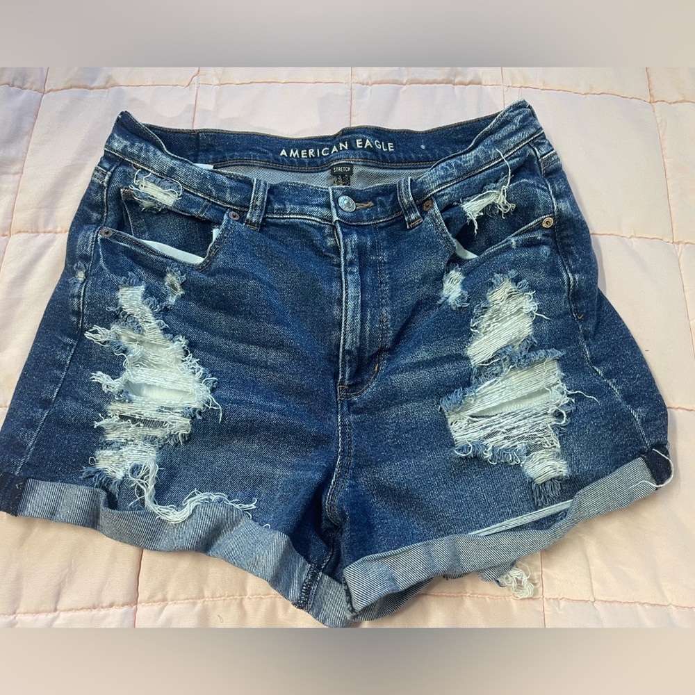American Eagle Outfitters Distressed denim shorts